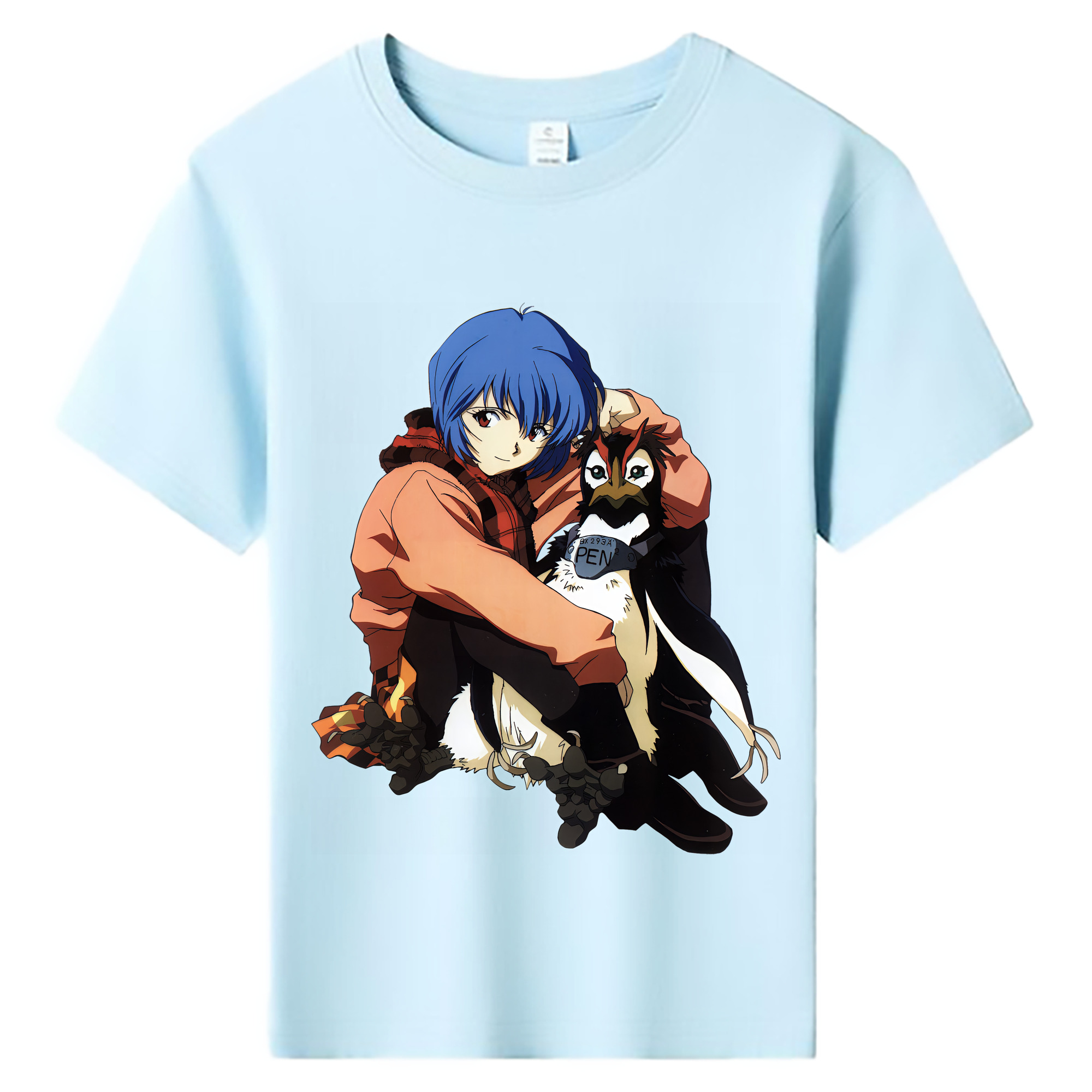 （画像用） EVA 新世紀エヴァンゲリオン 綿100％キッズTシャツ（フロントプリント）